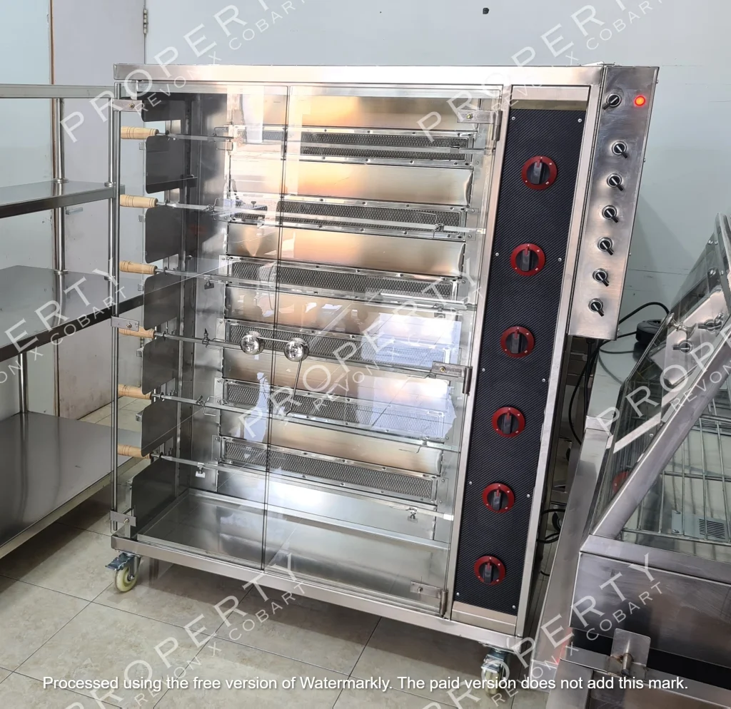 Oven Gas Rotisserie 6 Stik Revon Terbaru