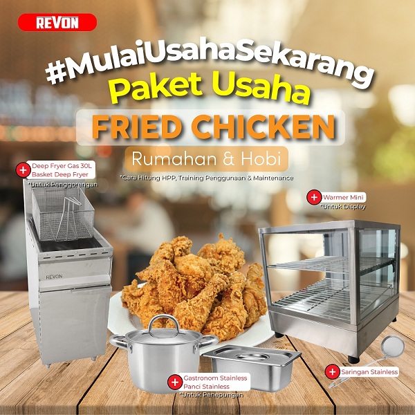 paket usaha fried chicken rumahan di Kediri