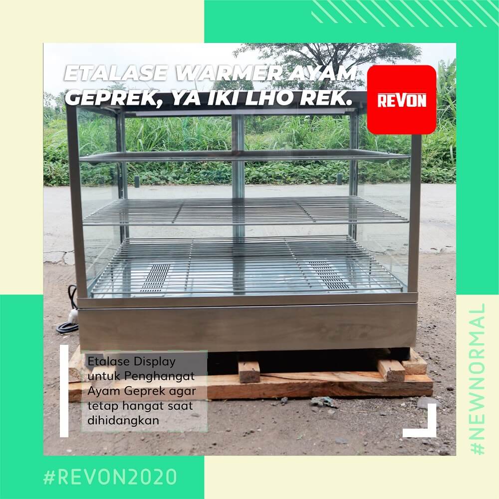 Etalase Warmer 3 Tray Lumajang