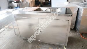 Cabinet Wastafel Cuci Piring 1 Bak 2 Sliding Door
