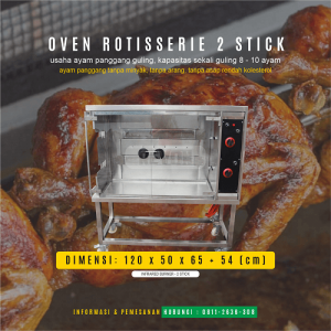 oven gas rotisserie 2 stick