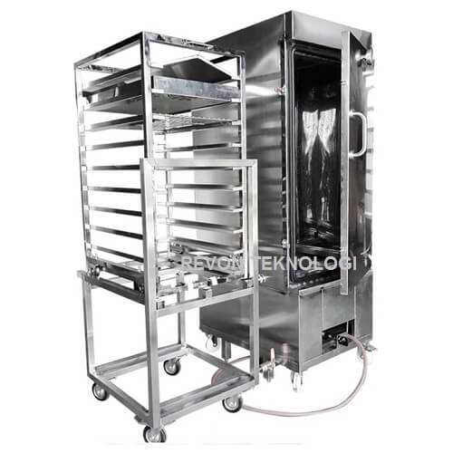 Mesin Kukusan Serbaguna 10 Tray + Troli