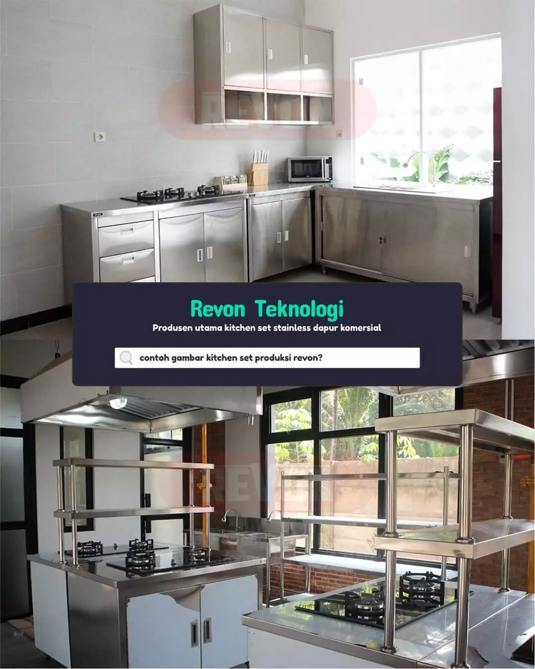 Gambar Kitchen Set Stainless Terbaru 2022