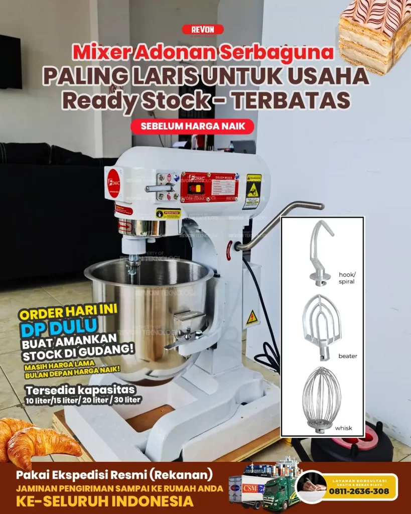 Mixer Spesialis Rekomendasi Usaha Roti Rumahan Setelah Lebaran