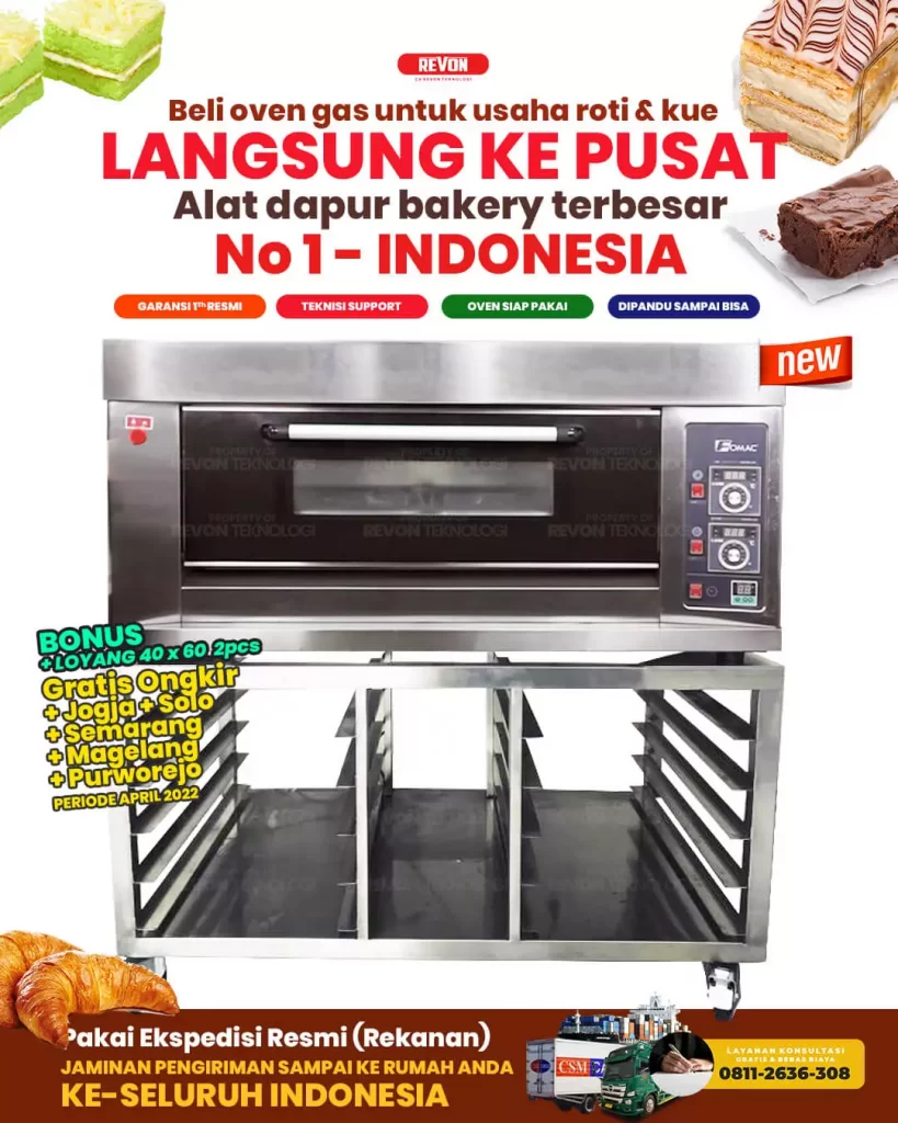 Oven Gas Deck Otomatis Rekomendasi Usaha Roti Pasca Lebaran