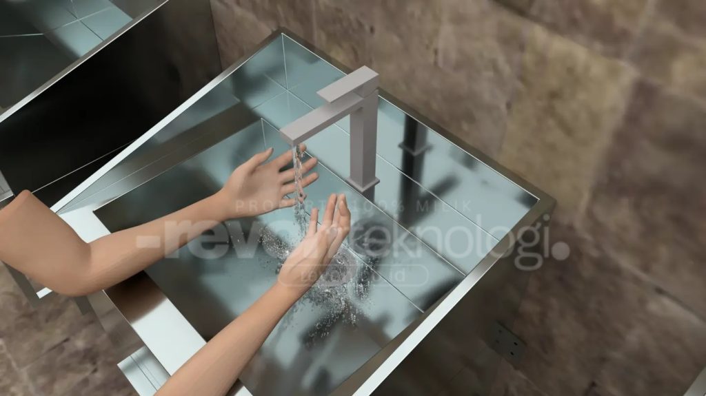 Tempat Wudhu Modern Minim Cipratan