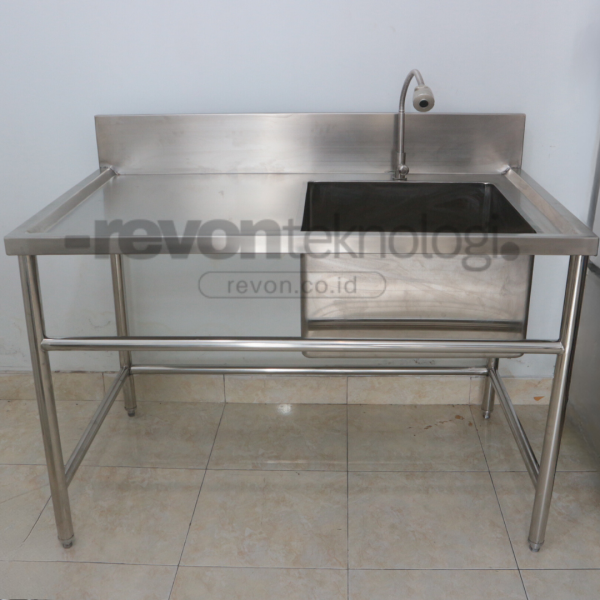 Meja Sink 1 Bowl 1 Shap With Drainboard