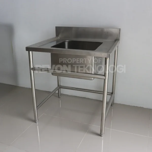 Meja Sink 1 Bowl 1 Tier Stainless Steel