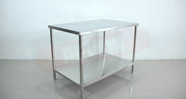 harga meja stainless steel 2 shelves, meja stainless 1 susun jual meja dapur stainless 2 tier