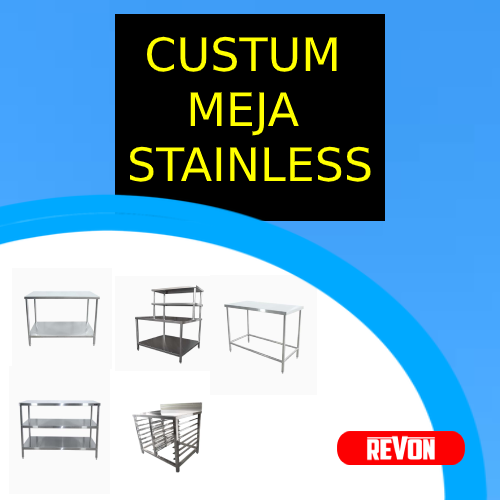 Custom Meja Stainless Jogja