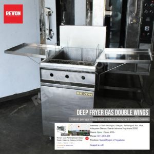 Jual Deep Fryer Gas di Bogor | Mesin Penggoreng Fried Chicken | Pusat