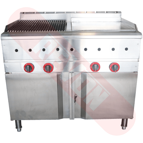 Gas griddle & grill