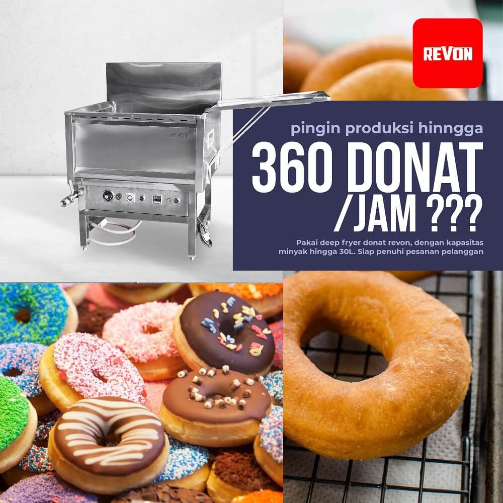 Daftar Peralatan Usaha Donat Surabaya | Stainless