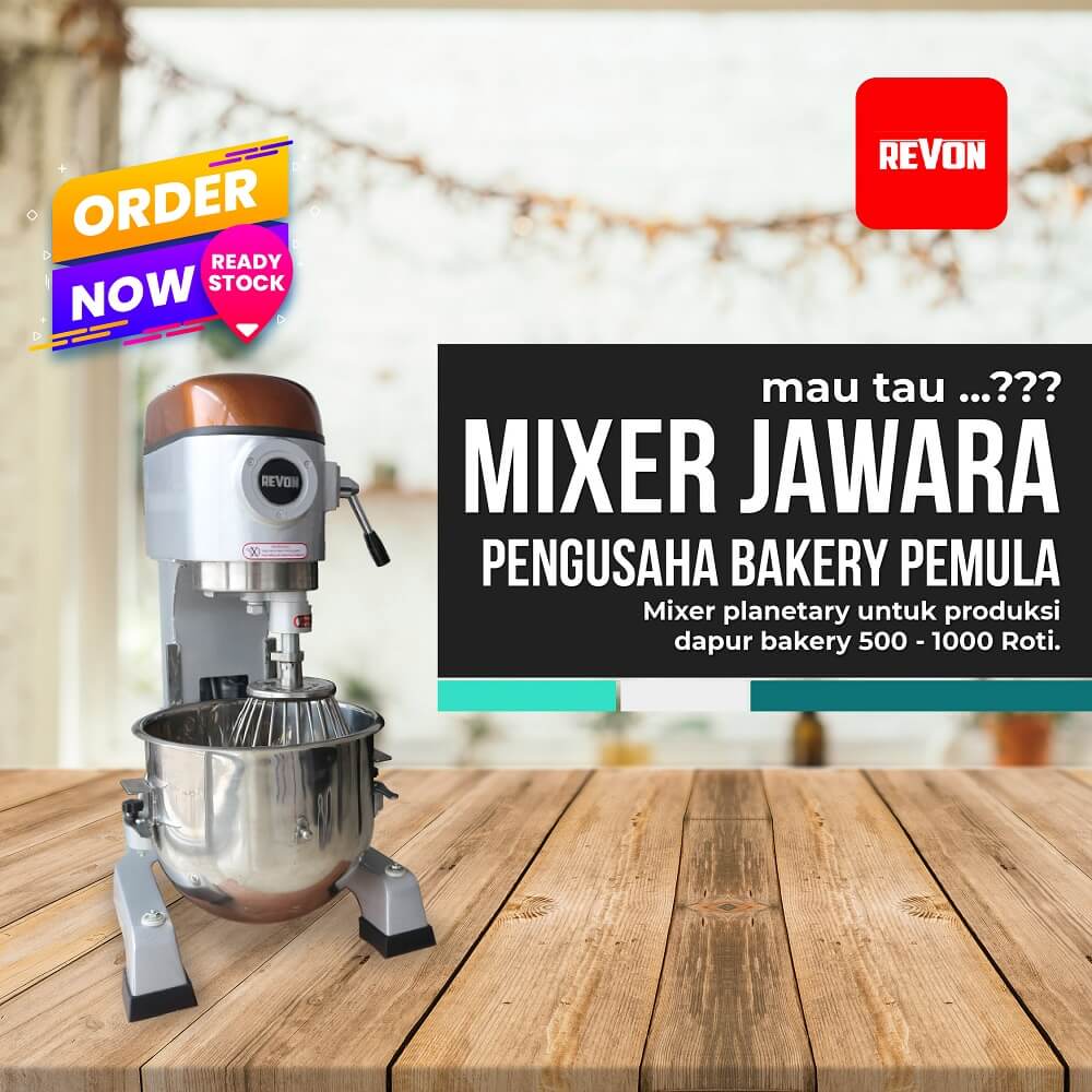 Mixer Planetary Tasikmalaya Kapasitas Usaha Roti & Kue