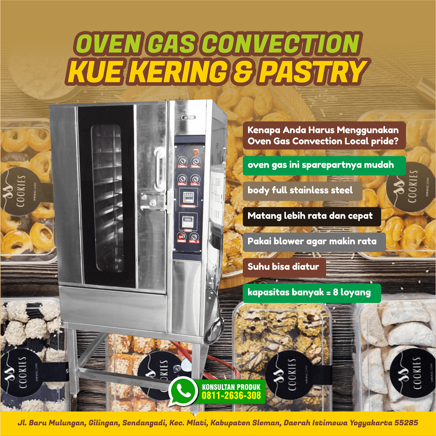 Oven Gas Stainless Untuk Kue Kering Samarinda