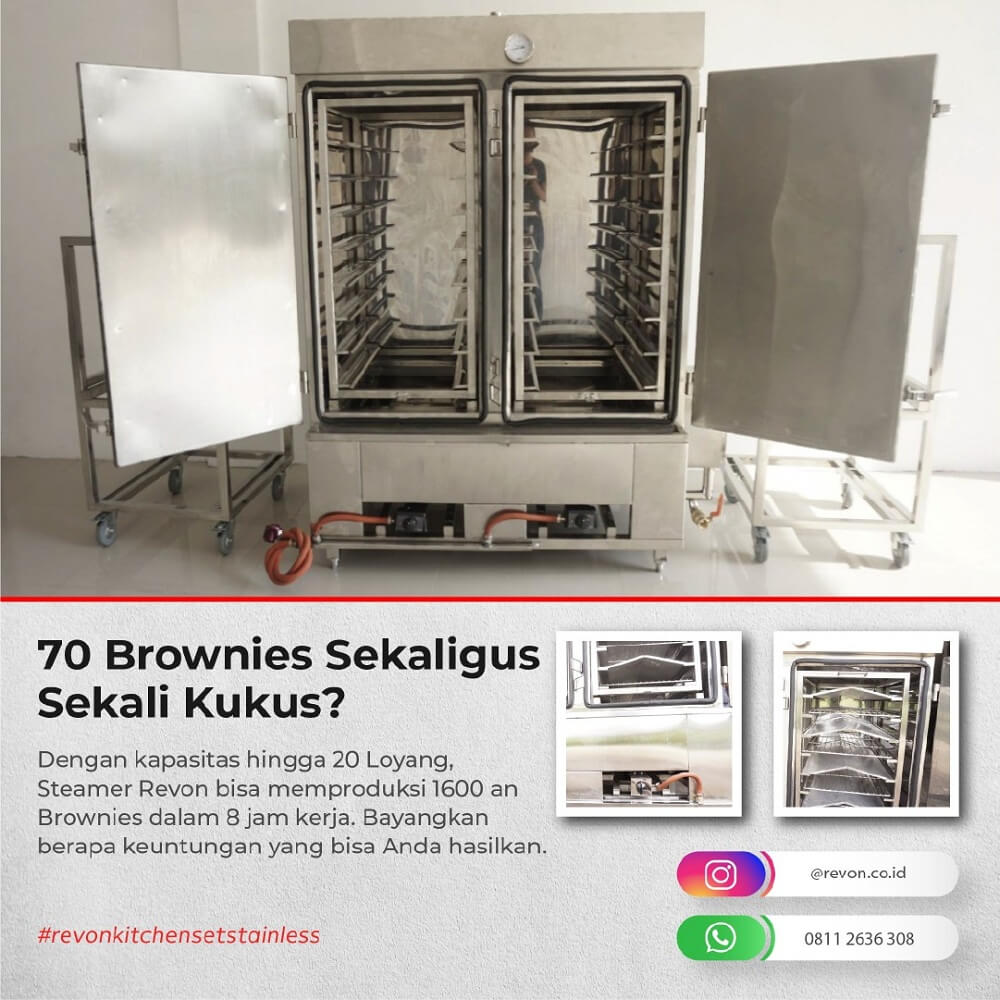 Alat Kukus Dimsum Brebes | Kapasitas Besar Harga Fabrikasi