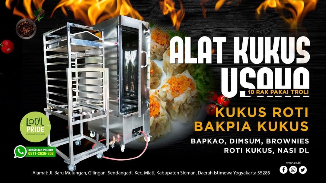 Alat Kukus Bakpia Di Jogja | Harga Fabrikasi & Bisa Custom