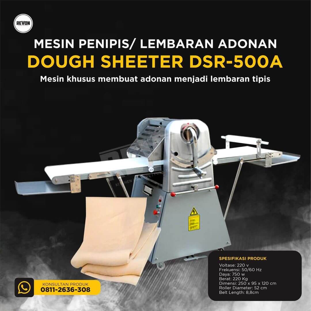 Mesin Dough Sheeter Surabaya | Mesin Penipis & Pembuat Lembaran Adonan