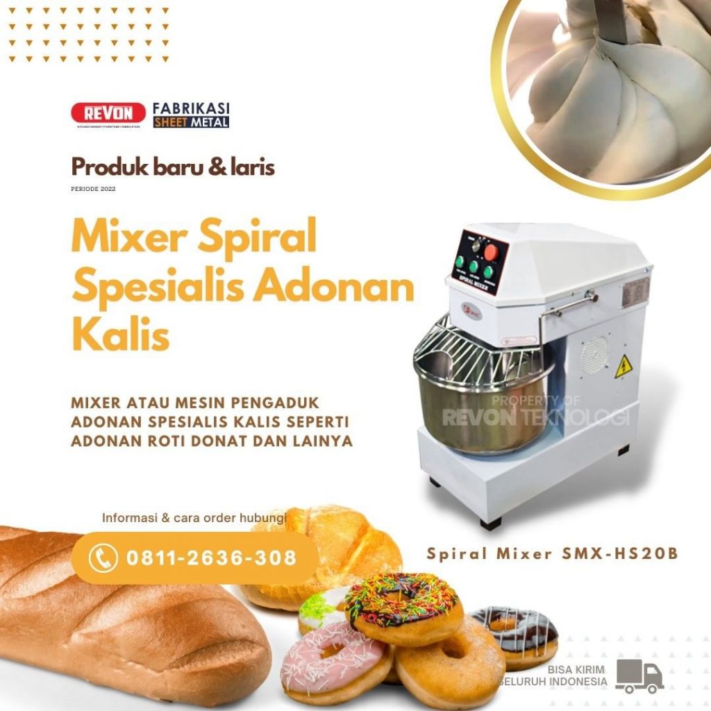Alat Mixer Roti Mixer Usaha Roti Rumahan Di Kudus | Spiral & Planetary | Pusat ...