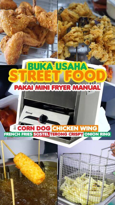 Kompor Mini Fryer Serbaguna | Untuk Usaha Corn Dog