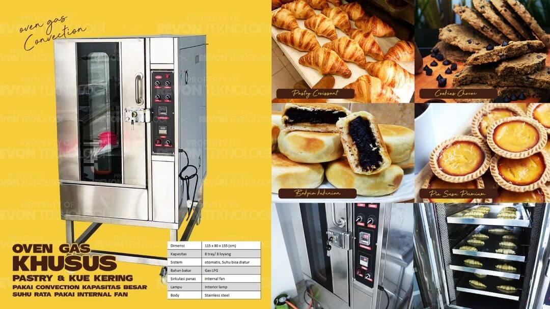 Oven Gas Khusus Pastry Semarang | Kapasitas Besar