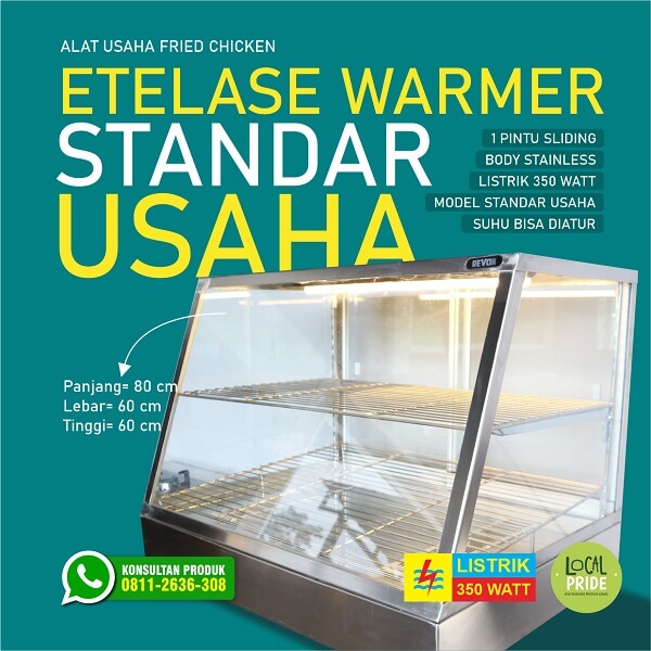 Produsen Etalase Ayam Penyet Terbaik & Murah