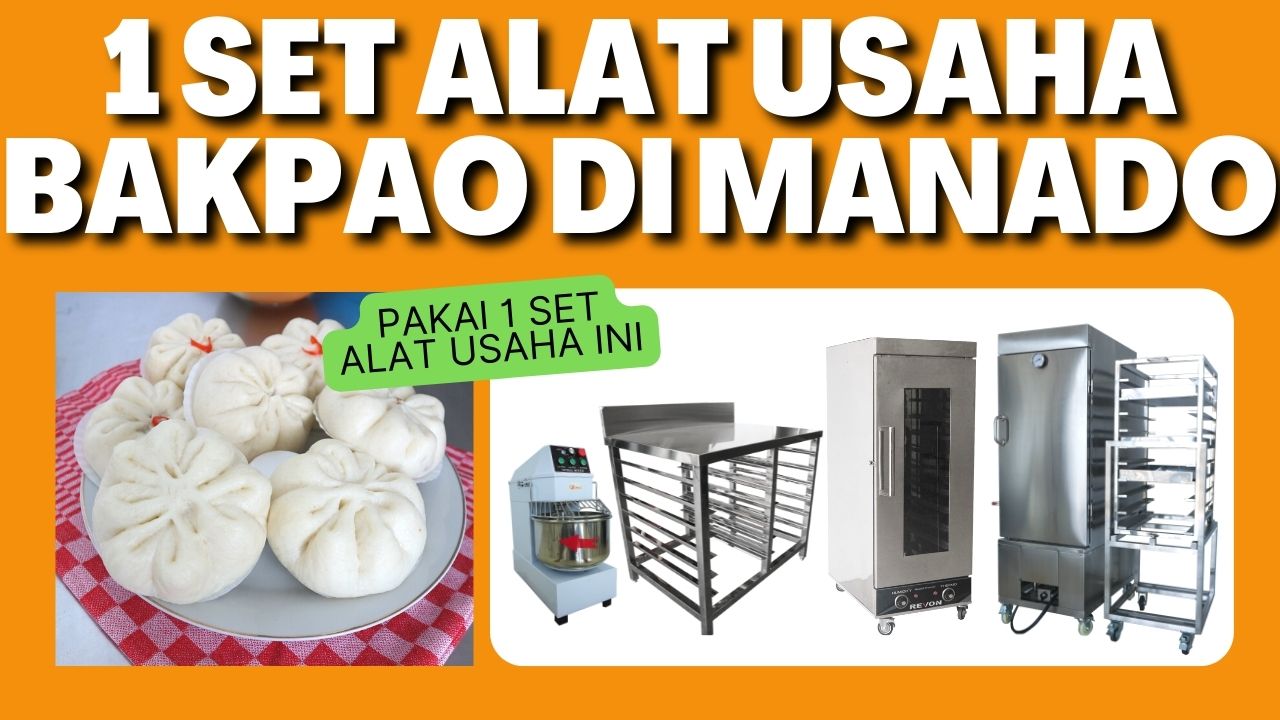 1 Set Paket Usaha Bakpao Di Manado | Siap Jualan