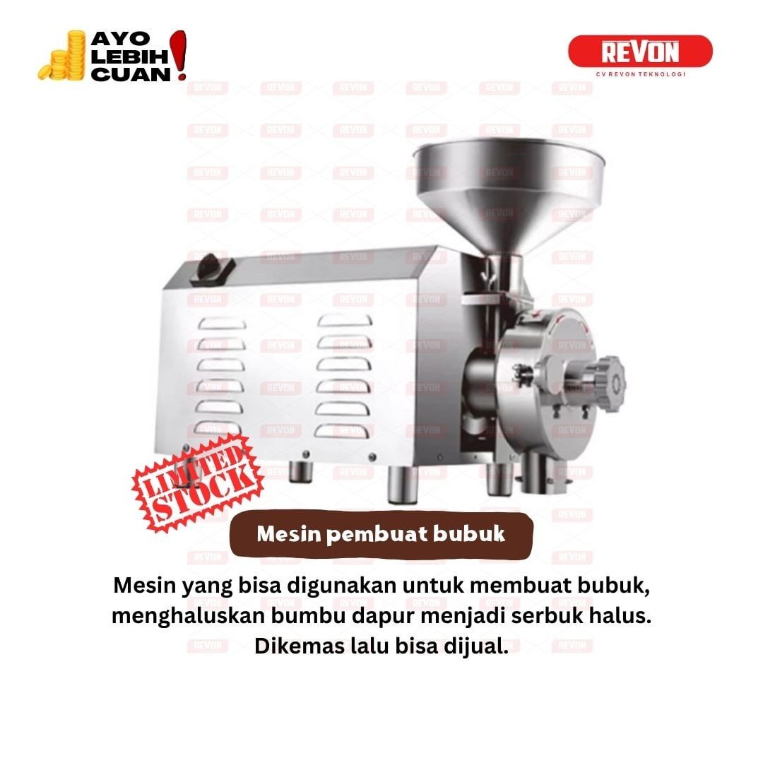 Peluang Usaha Bumbu Kering Di Sidoarjo | Pakai Food Grinder