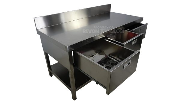 Meja Stainless 3 Drawer