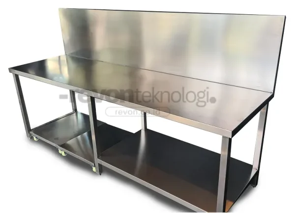 Meja Kompor Custom 230 CM + 2 Troli Gas