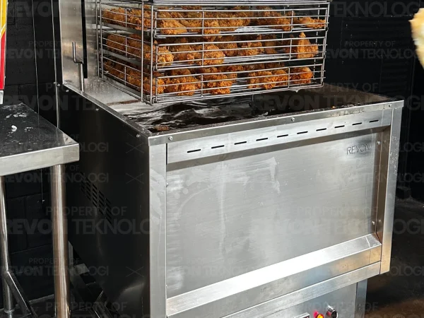 Deep Fryer Lifting 3 Rack Kapasitas 100 Potong Ayam Fried Chicken