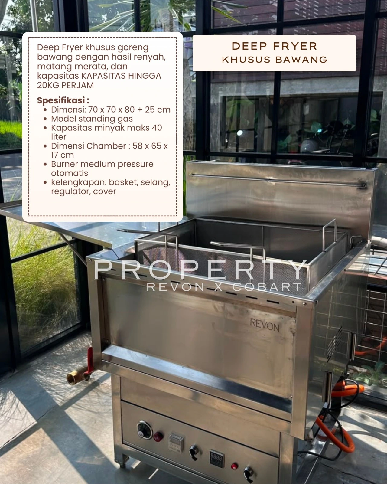 Mesin Penggorengan Bawang Goreng Otomatis